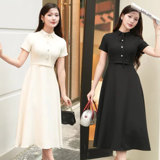 Capheny : Ivy dress with a bow tie