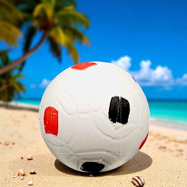 ลูกฟุตบอลพลาสติก สีขาว เสริมสร้างกล้ามเนื้อส่วนต่างๆของร่างกายในวัยเจริญเติบโต และออกกำลังกาย