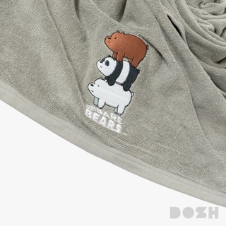 DOSH TOWEL WE BARE BEARS ผ้าขนหนูลายลิขสิทธิ์ FBBMW5002-TD