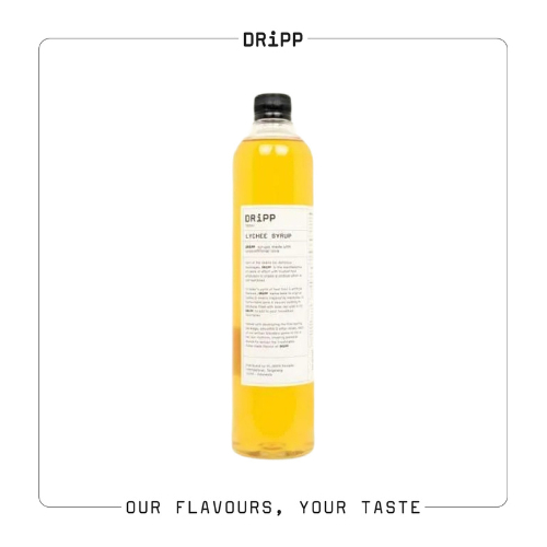 DRiPP Flavour - Lychee 760ml น้ำเชื่อมกลิ่นลิ้นจี่ ตราดริพ / Lychee Syrup DRiPP Brand