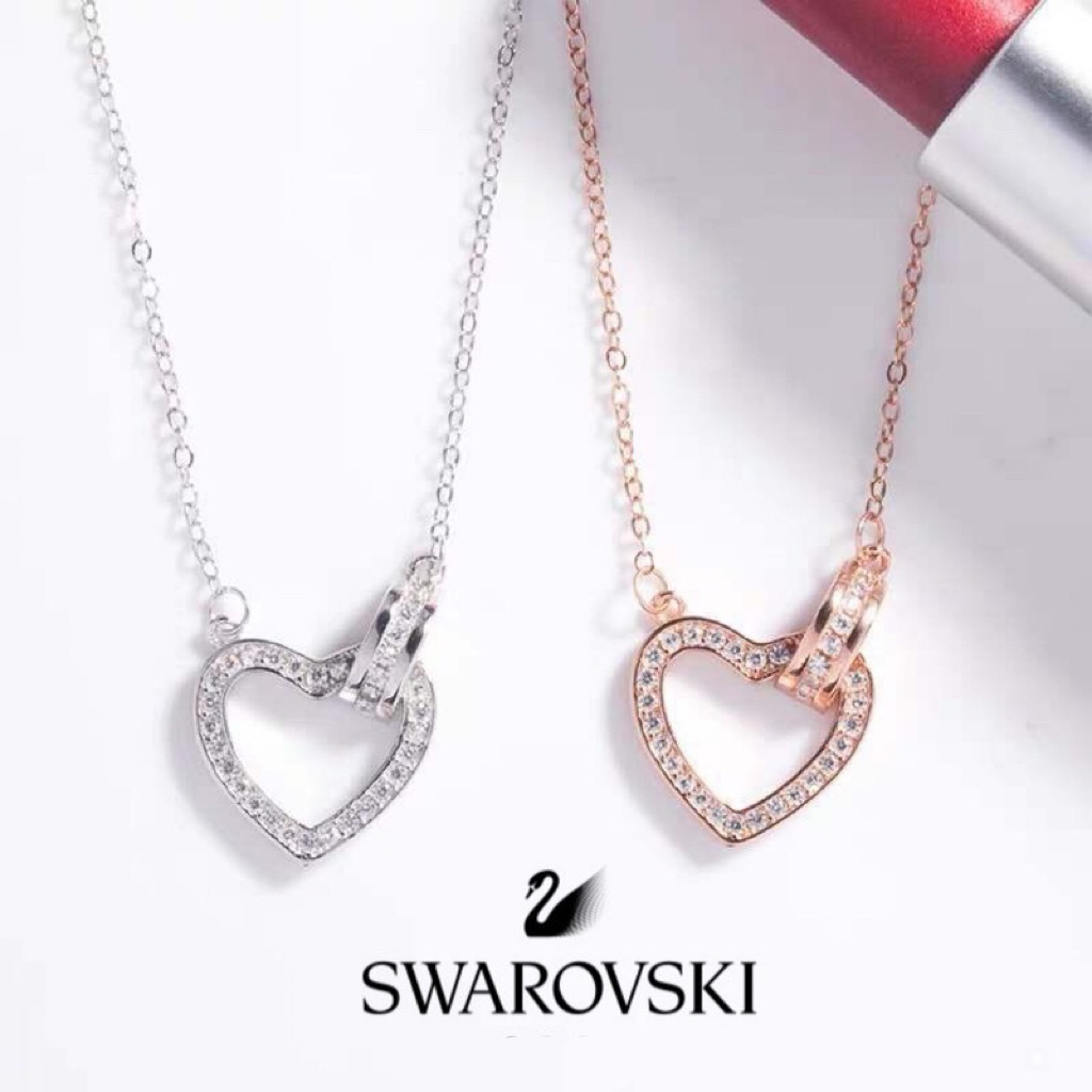 🔥พร้อมส่ง🔥Swakiแท้ใหม่ สร้อยคอรูปหัวใจ สร้อยคอ swki ของแท้ ของแท้ 100% แท้