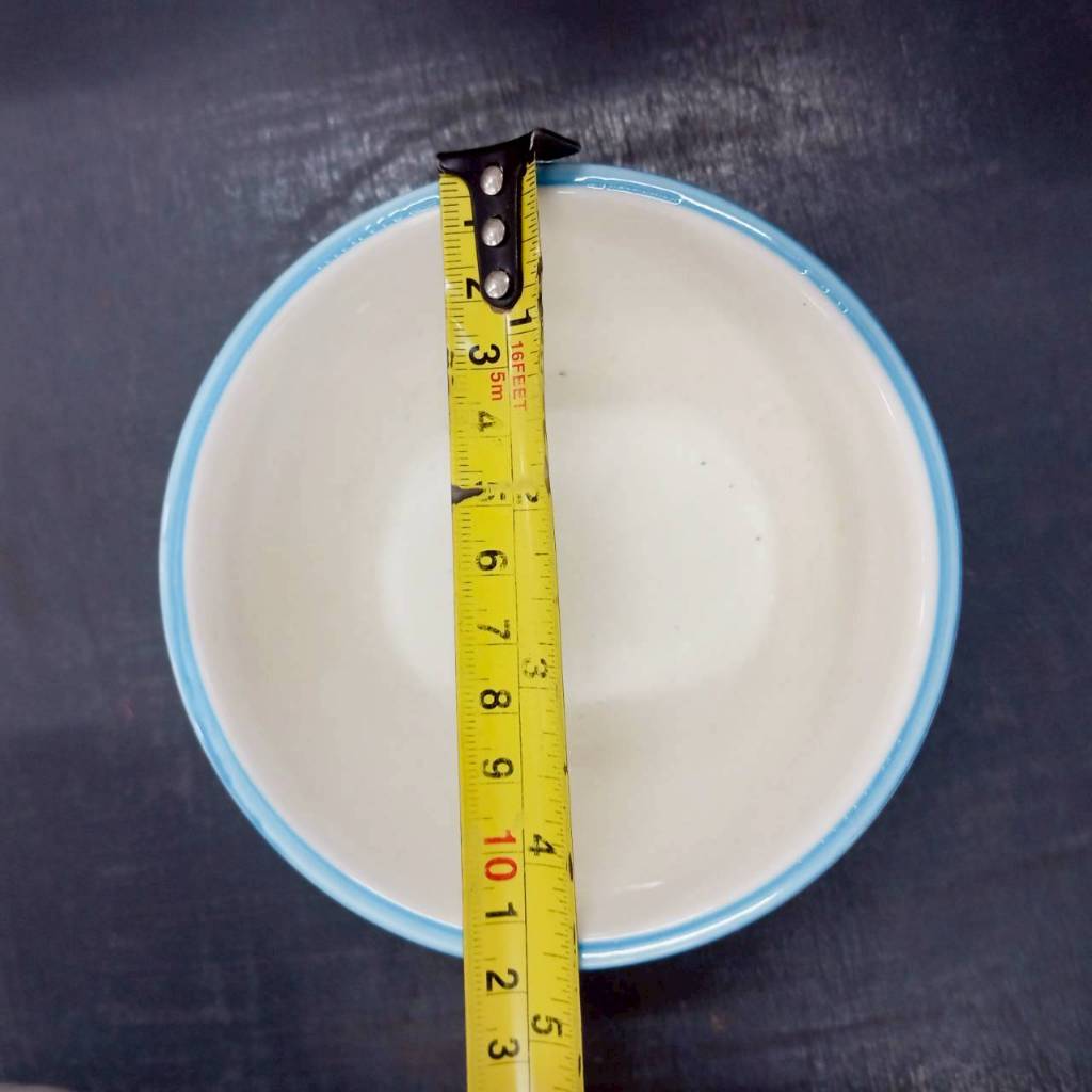 ถ้วยน้ำจิ้ม 4.5 นิ้ว ถ้วยเซรามิก ถ้วยซุป ถ้วยลายดาว ทำจากเซรามิกเนื้อดี เข้าไมโครเวฟได้ ราคา ถูกที่สุด ดีลบีเคเค แกลเลอรีภาพที่ 3