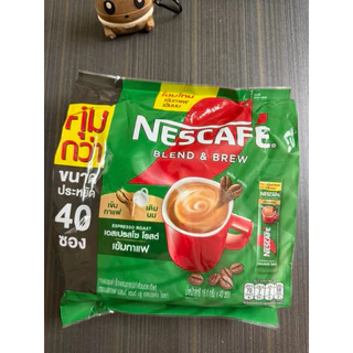 เนสกาแฟ เบลนด์ แอนด์ บรู ☕️ Nescafe : 1แพค 40ซอง