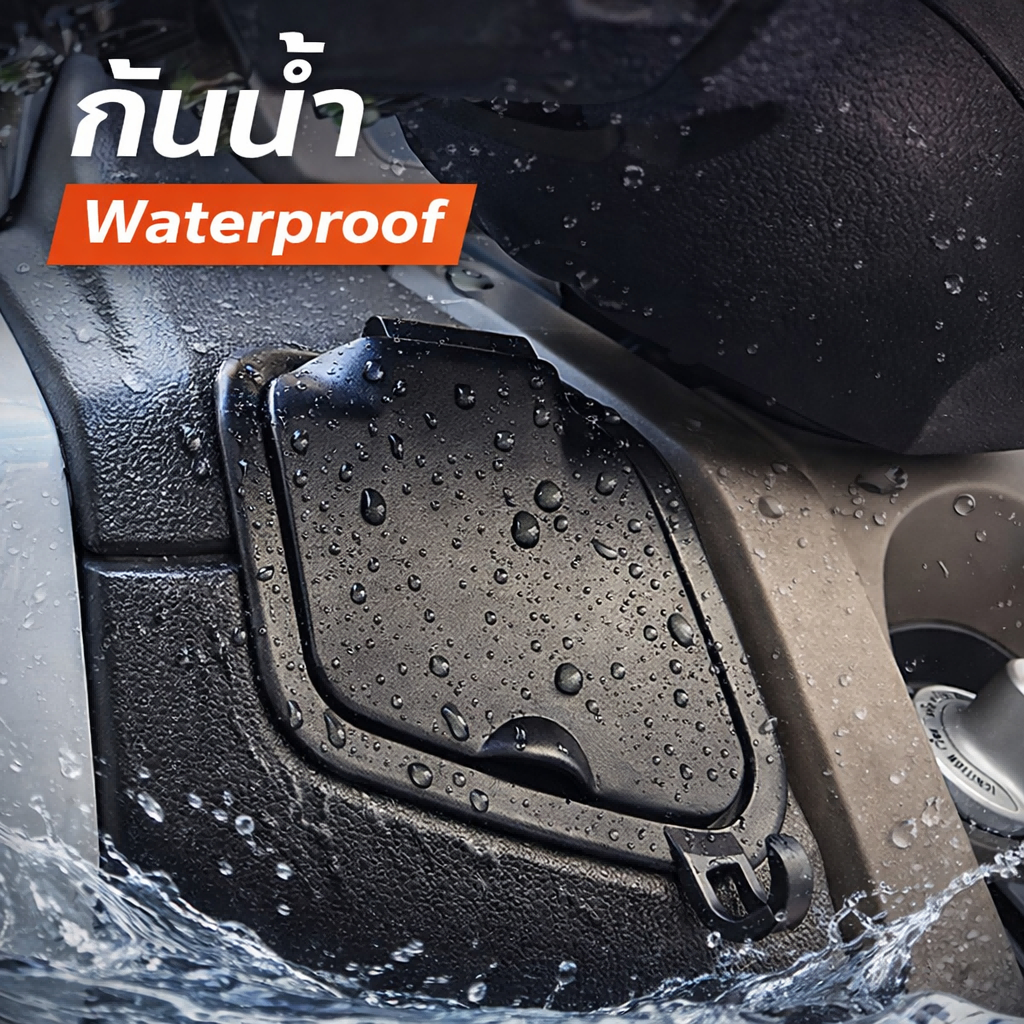 ฝาปิดช่องเก็บของ + ตะขอแขวนของ NMAX V2 ปี 2020-2024 ABS ของแต่งรถ ใส่แทนของเดิม ไม่ต้องเจาะ อะไหล่มอ