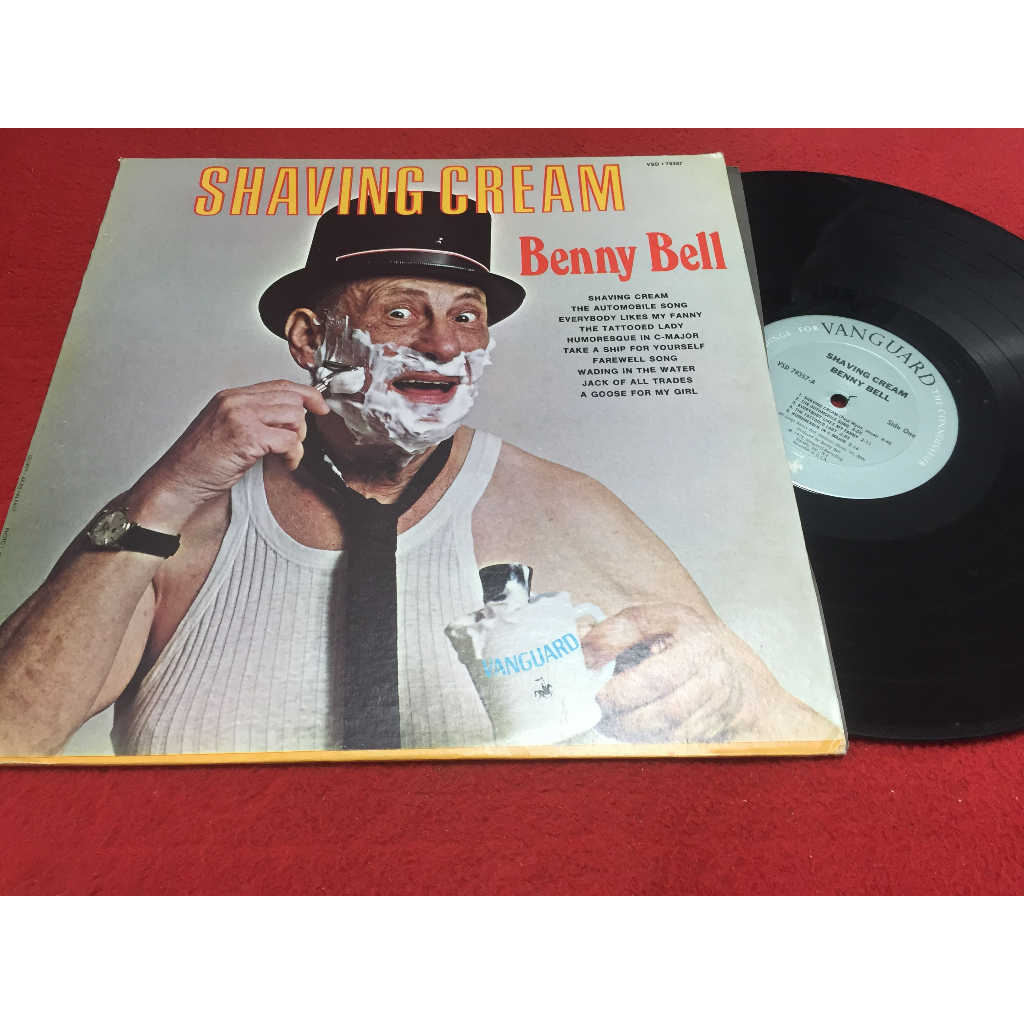 Shaving Cream -  Benny Bell ขนาด 12 นิ้ว LP ร้าน PinHaiMusic B128