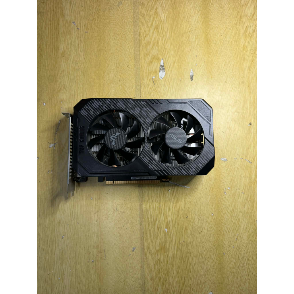 ขายการ์ดจอมือสอง ASUS TUF GAMING GTX1650 4GB ต่อไฟเพิ่ม 6pin