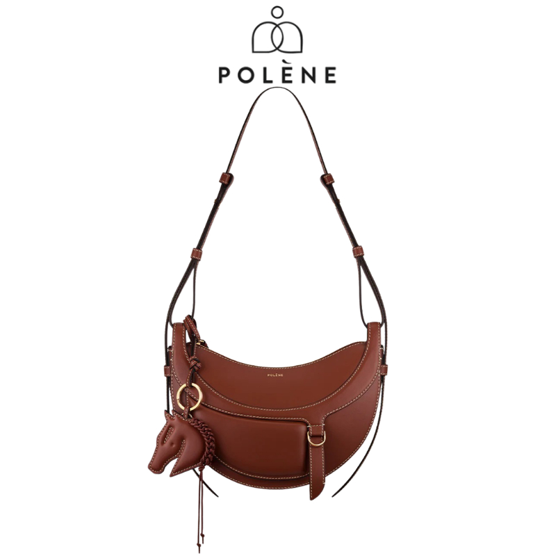「ของแท้ 100 %」Polene Numéro Dix Galop Bag