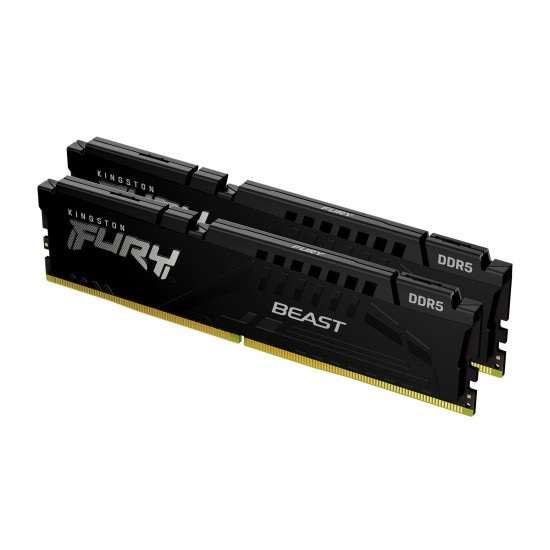 RAM - KINGSTON FURY BEAST DDR5 5200MHz RAM 32GB (16GBx2) BLACK (KF552C40BBK2-32)