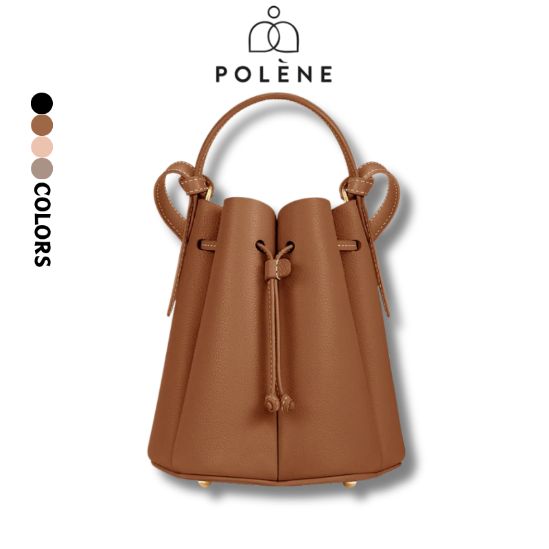 「ของแท้ 100 %」Polene Numéro Huit Mini Tote Bag
