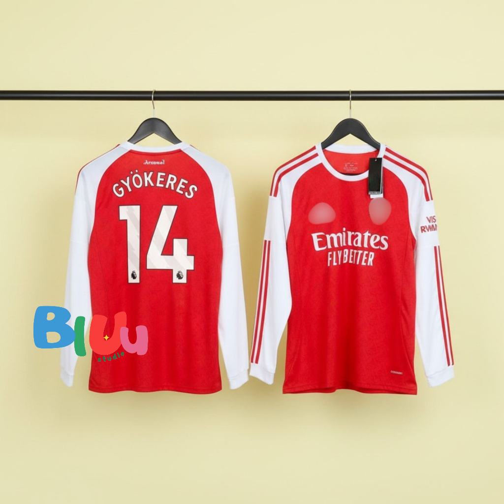 เสื้อฟุตบอล oาเซuoล เหย้า แขนยาว ปี 2025-26 (3A) เกรดแฟนบอล พร้อมเบอร์ชื่อนักเตะ