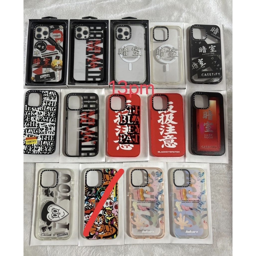 Casetify 13pm คอลแลป ลดราคาเคลียร์สต๊อค ของแท้!!! ทักสอบถามเช็คสต๊อคชิ้นที่ต้องการก่อนสั่งนะ