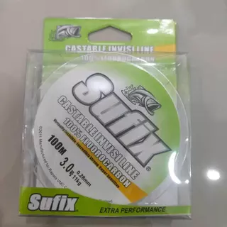 สายเบ็ดตกปลา Sufix Castable Invisi Line สายฟลูโอโรคาร์บอน 100%