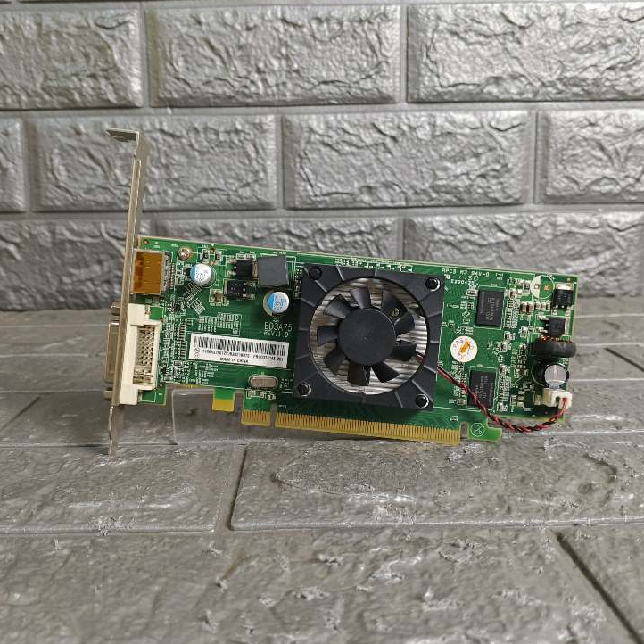 ⚡️ การ์ดจอ AMD Radeon HD 6450 1GB GDDR3 DVI, DDP  low profile ไม่ต่อไฟเพิ่ม (พัดลมดำบอร์ดเขียว) USED