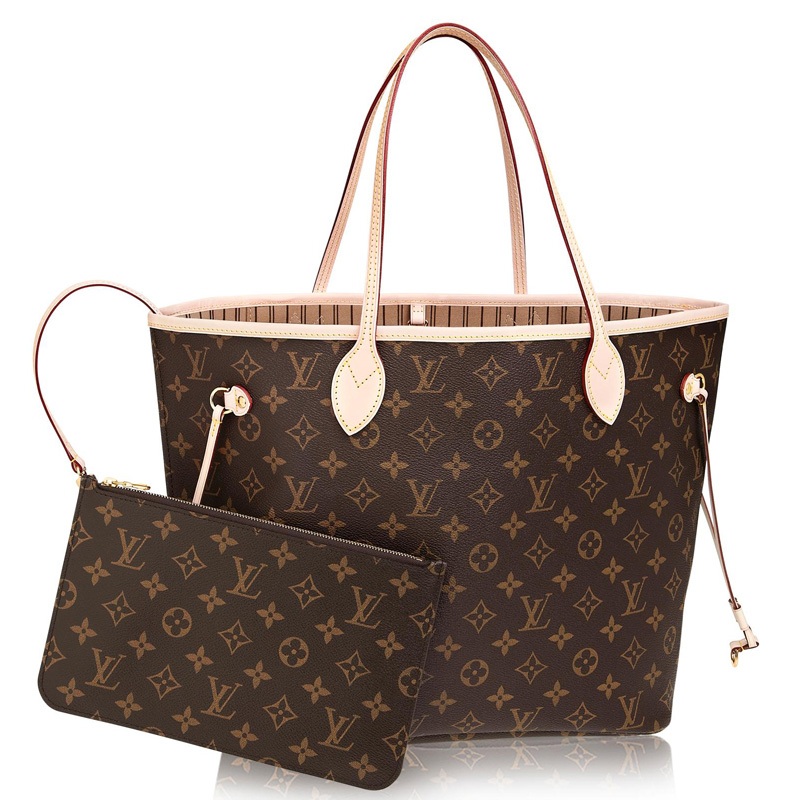 กระเป๋าถือ LV Neverfull ขนาดกลาง มือสอง รหัส M40995, กระเป๋าโท้ท LV, กระเป๋าผู้หญิง LV, กระเป๋าช้อปป