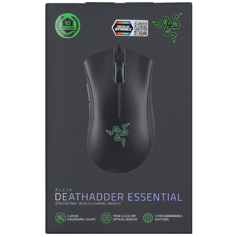 Razer DeathAdder Essential - Ergonomic Wired Gaming Mouse