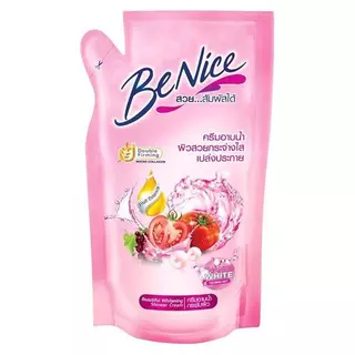 (1 ถุง) บีไนซ์ Benice ครีมอาบน้ำ ถุงเติม ขนาด 400 มล.x1 ถุง