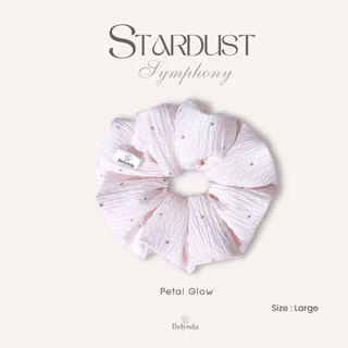 Belynda ♥ Scrunchies ♥ Stardust Symphony ยางรัดผมโดนัท ประดับเพชรแฟชั่น หรูหรา วิ๊บๆวับๆ