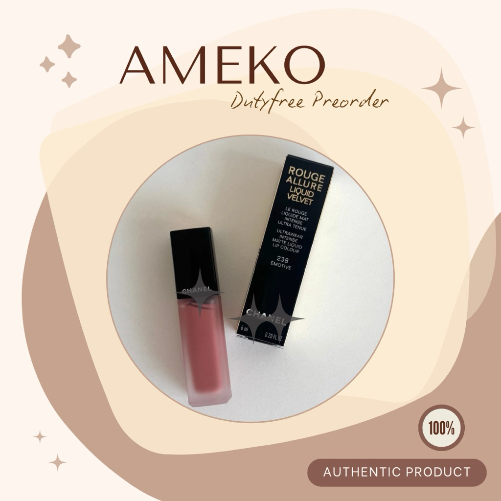 CHANEL 🇯🇵 : ลิควิดลิปสติก Rouge Allure Liquid Velvet