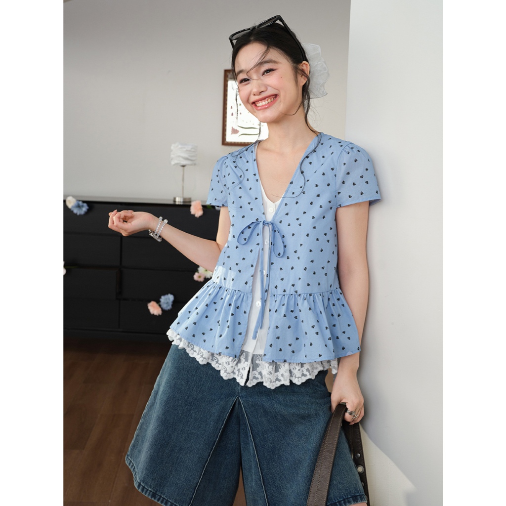 [Preorder] KUOSE : Layered Look Blouse