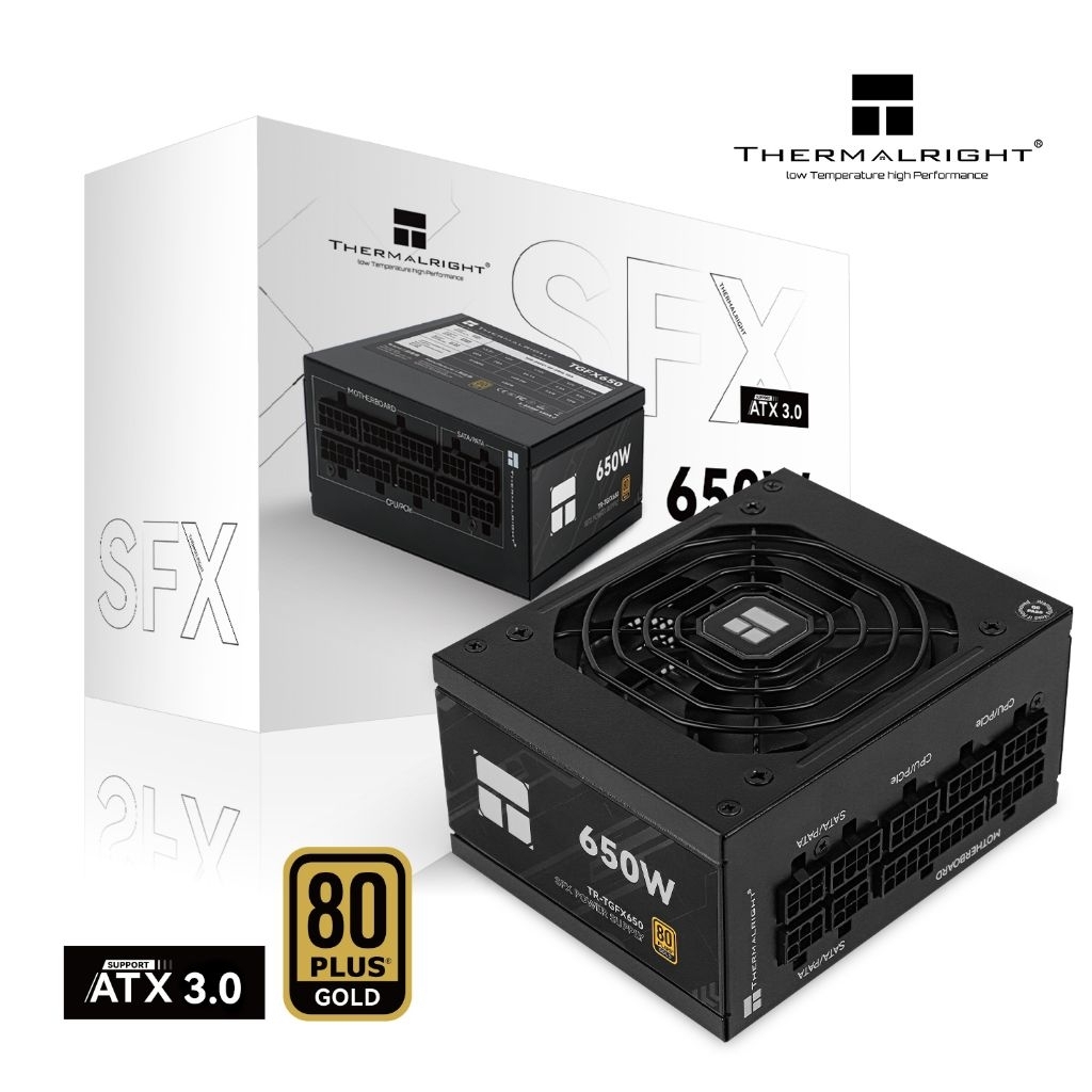 SALE!!🔥Thermalright SFX 650W Black 80+Gold ATX 3.0 (TR-TGFX-650) มีประกัน