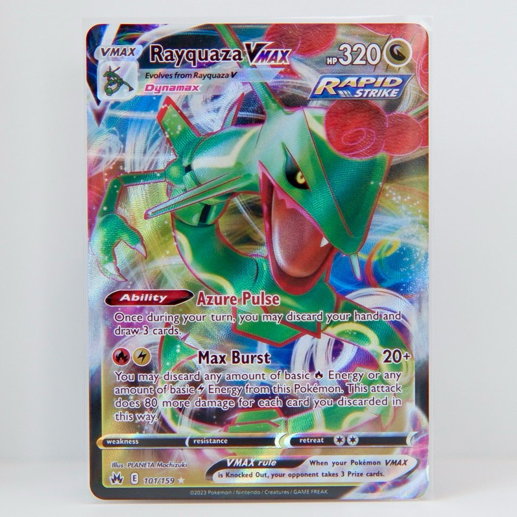 Rayquaza VMAX(EN/RRR) #101 Pokemon Crown Zenith