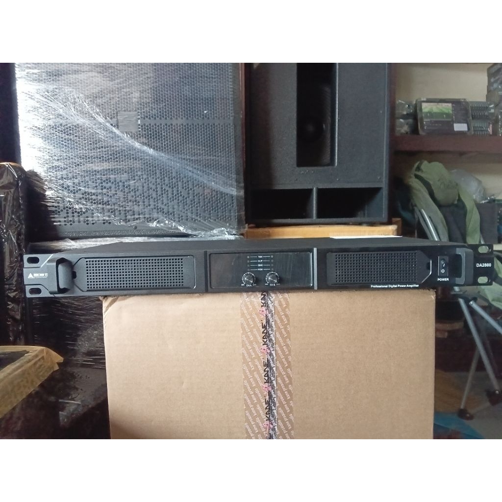 แอมป์ขยาย สวิชชิ่ง MICRO TECH DA-2800  คลาสD 800W X 2CH 8โอม 1200W X 2CH 4โอม