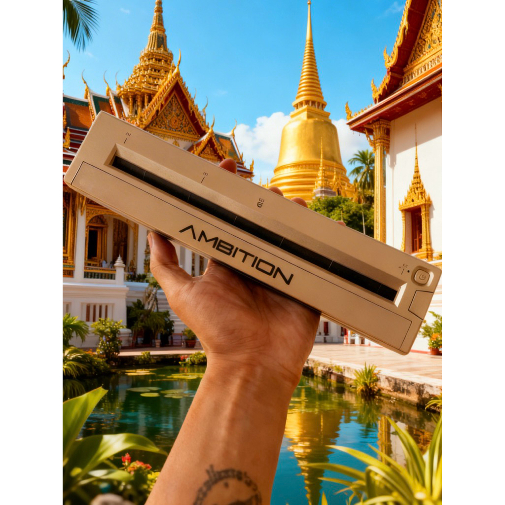 เครื่องลอกลายแอมบิชั่นไร้สายแบบพกพา✨Ambition G1 Stencil Printer🦁