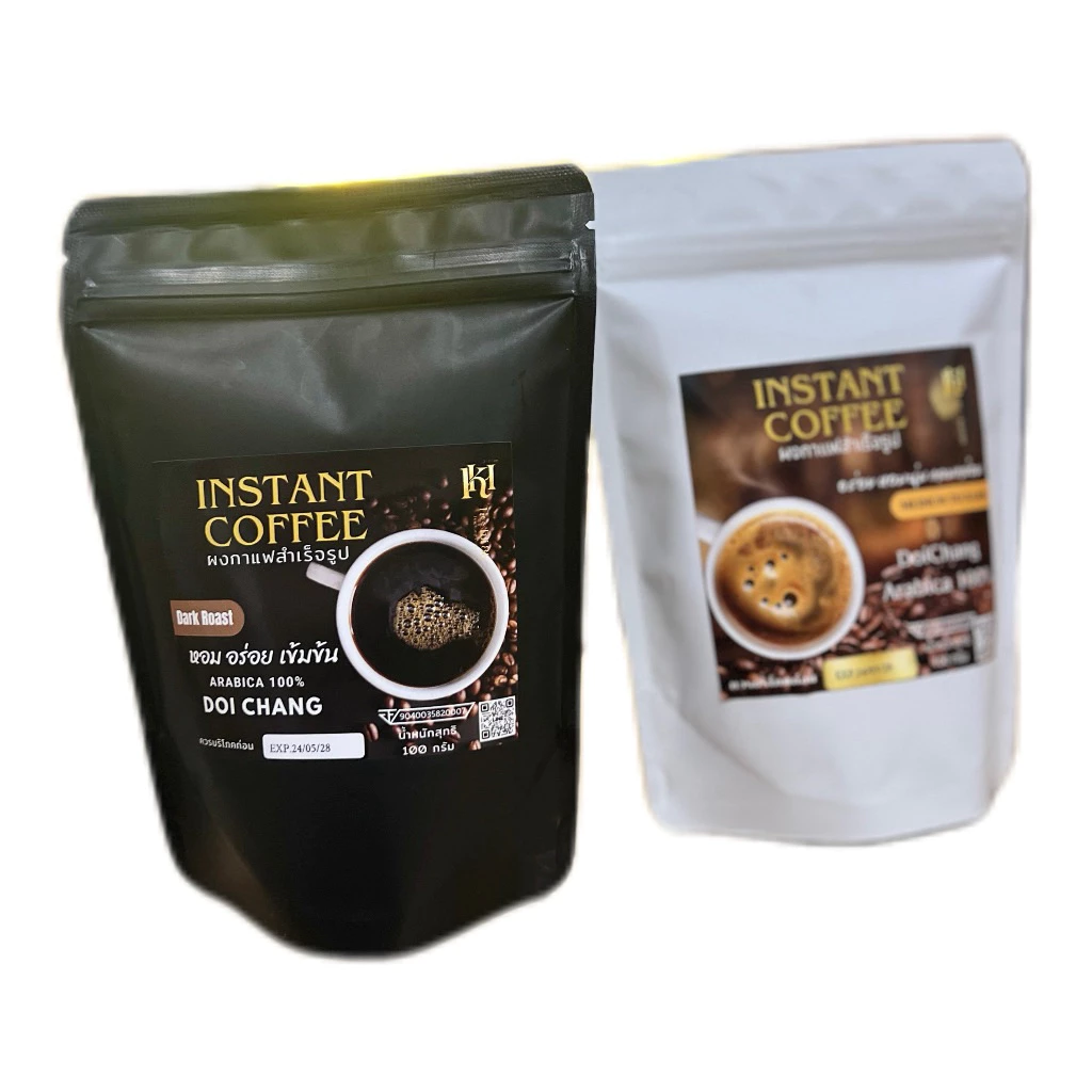 ผงกาแฟสดสกัด พร้อมชง อาราบิก้า 100% ขนาด 100 กรัม