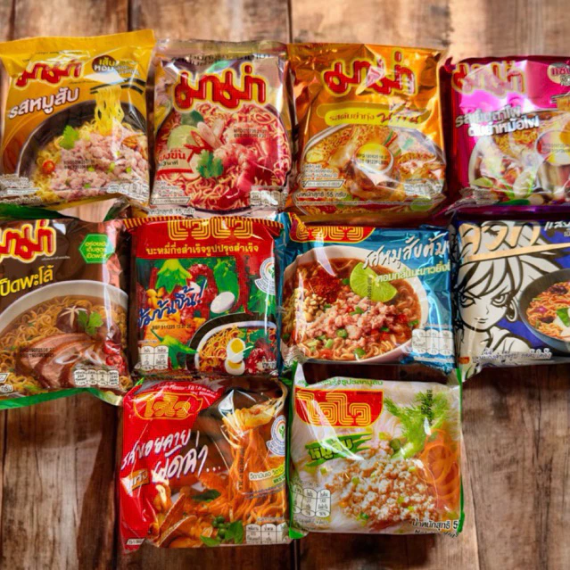 สุ่มมาม่า บะหมี่กึ่งสำเร็จรูป คละรส 30ซอง