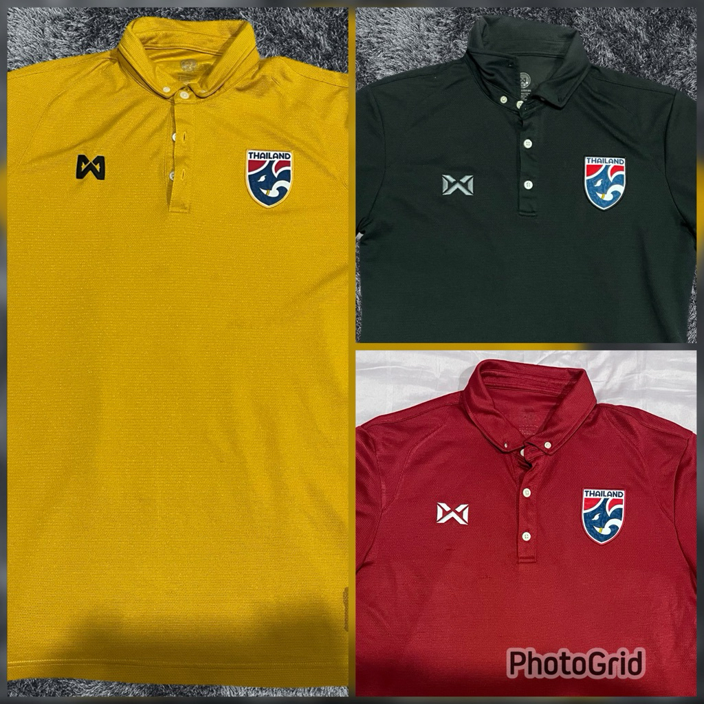 เซ็ตรวม เสื้อโปโล ทีมชาติไทย warrix ของแท้