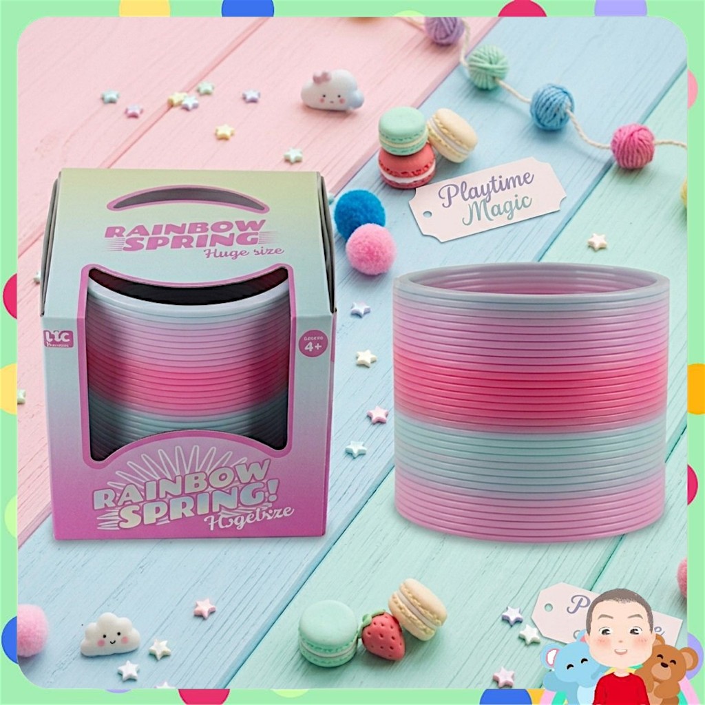 พร้อมส่ง 🚚🍭Slinky Spring - สีพาสเทลน่ารักละมุนใจ 🥰✨