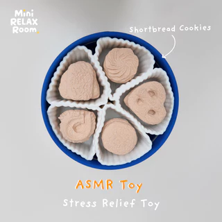 ของเล่นคลายเครียด ASMR ปุ่มกดเสียงเพราะ 3D Print ลายคุกกี้ Shortbread | ของเล่นแก้เครียด น่ารัก พกพาง่าย