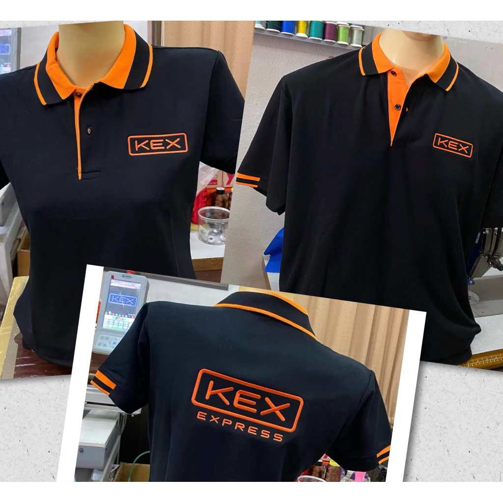 เสื้อโปโลปักโลโก้…KEX