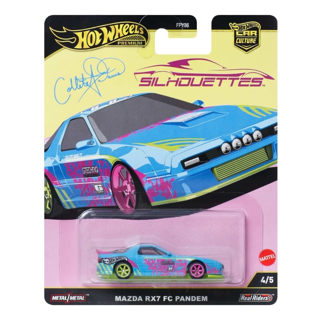 Hot Wheels รุ่น Mazda RX7 FC Pandem จากซีรีส์ Premium Car Culture Silhouettes
