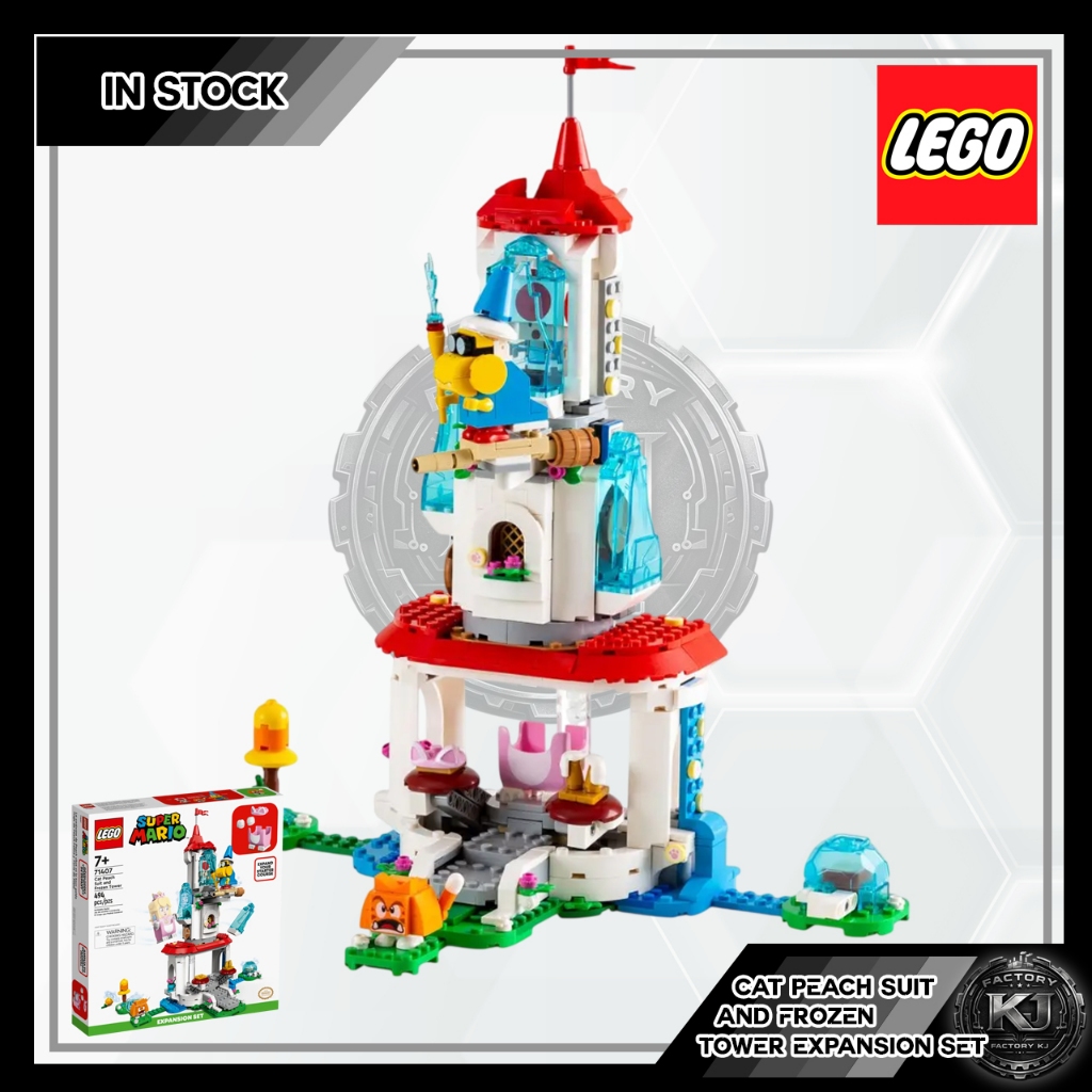 LEGO Super Mario Cat Peach Suit and Frozen Tower Expansion Set 71407