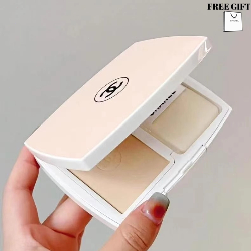 CHANEL Le Blanc Compact 12g แป้ง CHANEL ผิวโกลว์ ผิวใส ไม่เป็นคราบ SPF25 PA+++ ของแท้