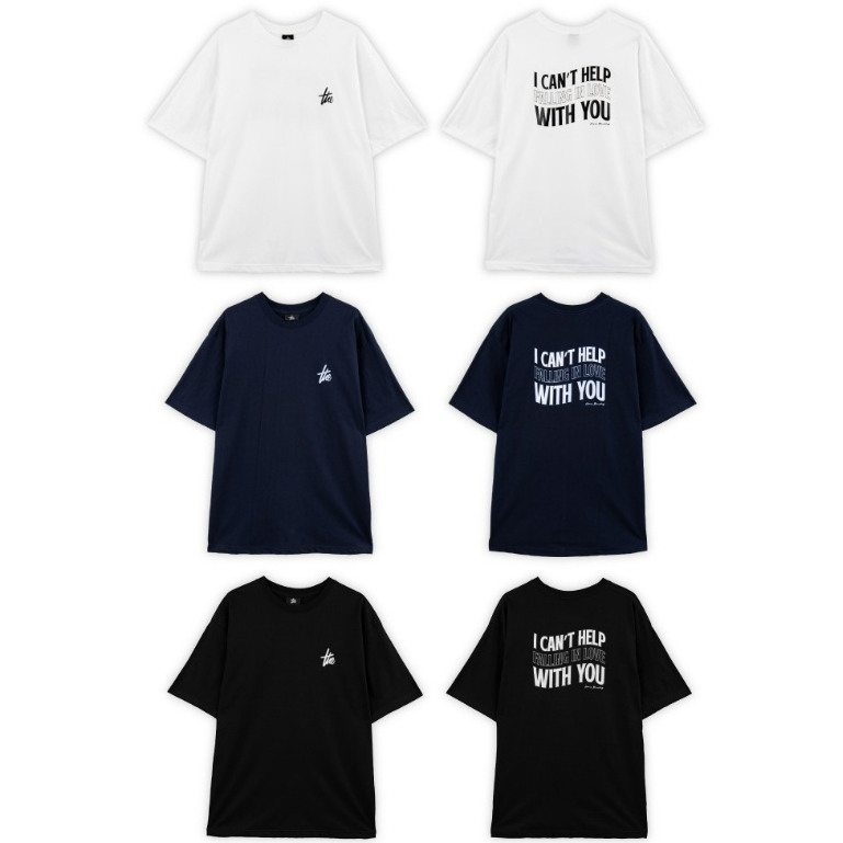 URTHE - เสื้อยืด แขนสั้น สกรีนลาย รุ่น MEMORIAL SONG