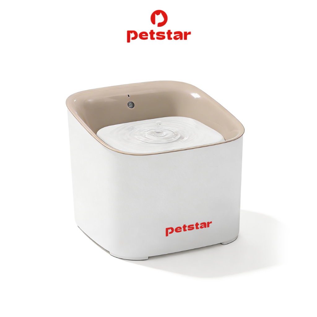 Petstar น้ำพุสัตว์เลี้ยงอัตโนมัติ น้ำพุแมว น้ำพุสุนัข Pet water fountain 3 ลิตร ไร้สาย ใช้งานได้นาน