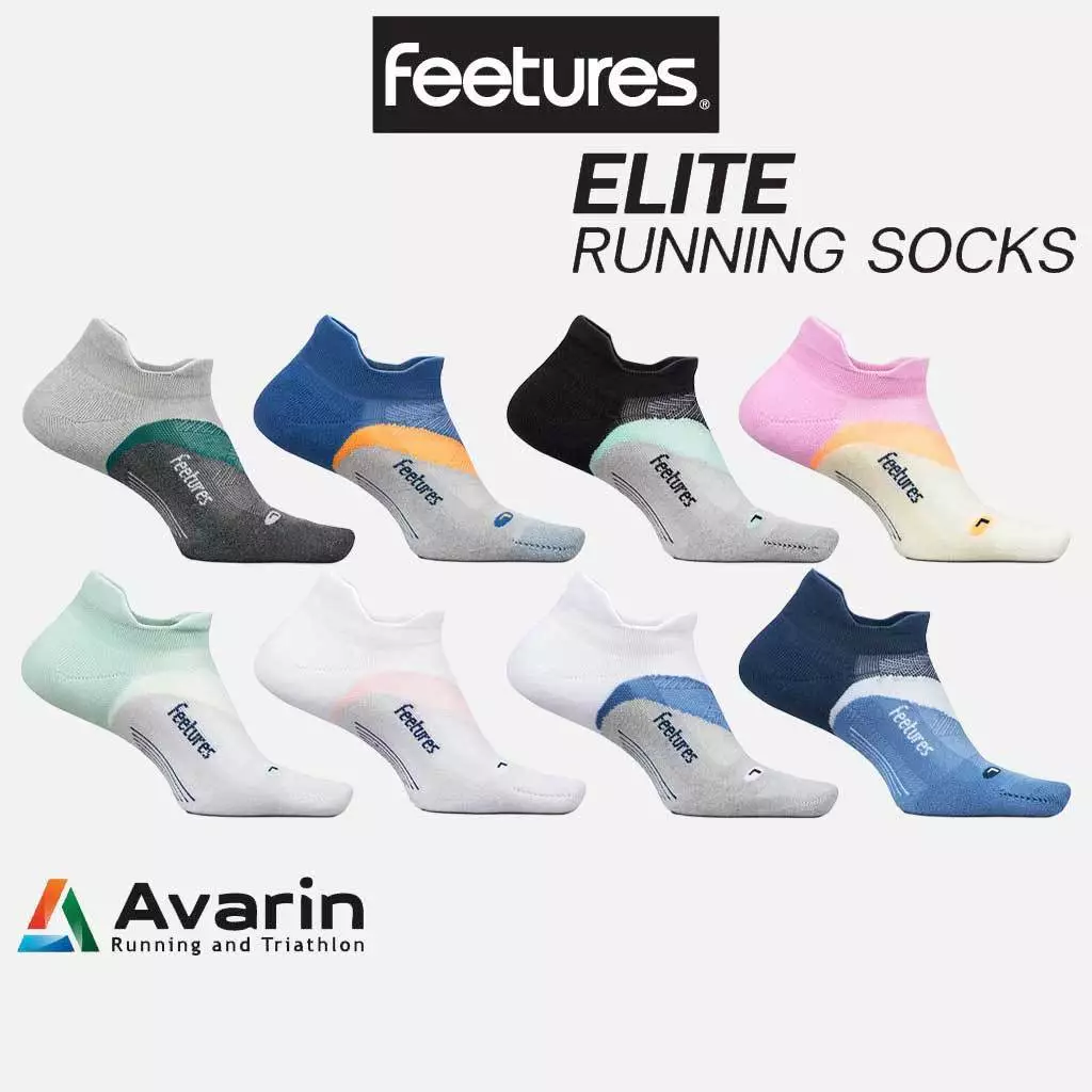 Feetures Elite ถุงเท้าวิ่ง เพื่อนักวิ่งโดยเฉพาะ ขายดีอันดับหนึ่งในอเมริกา กระชับ ระบายอากาศดีสุด ครบทุกรุ่น