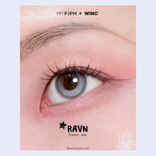 MYFiPN I RAVEN FIXING - Ash (1DAY) เลนส์รายวันสีเทา เลนส์ไม่หมุน 🔒 แบ่งขาย/ยกกล่อง