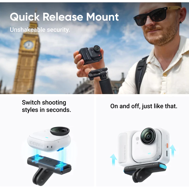 Insta360 GO Ultra - Tiny Hands-Free 4K Cam -  Standard / Creator Bundle thumbnail 8