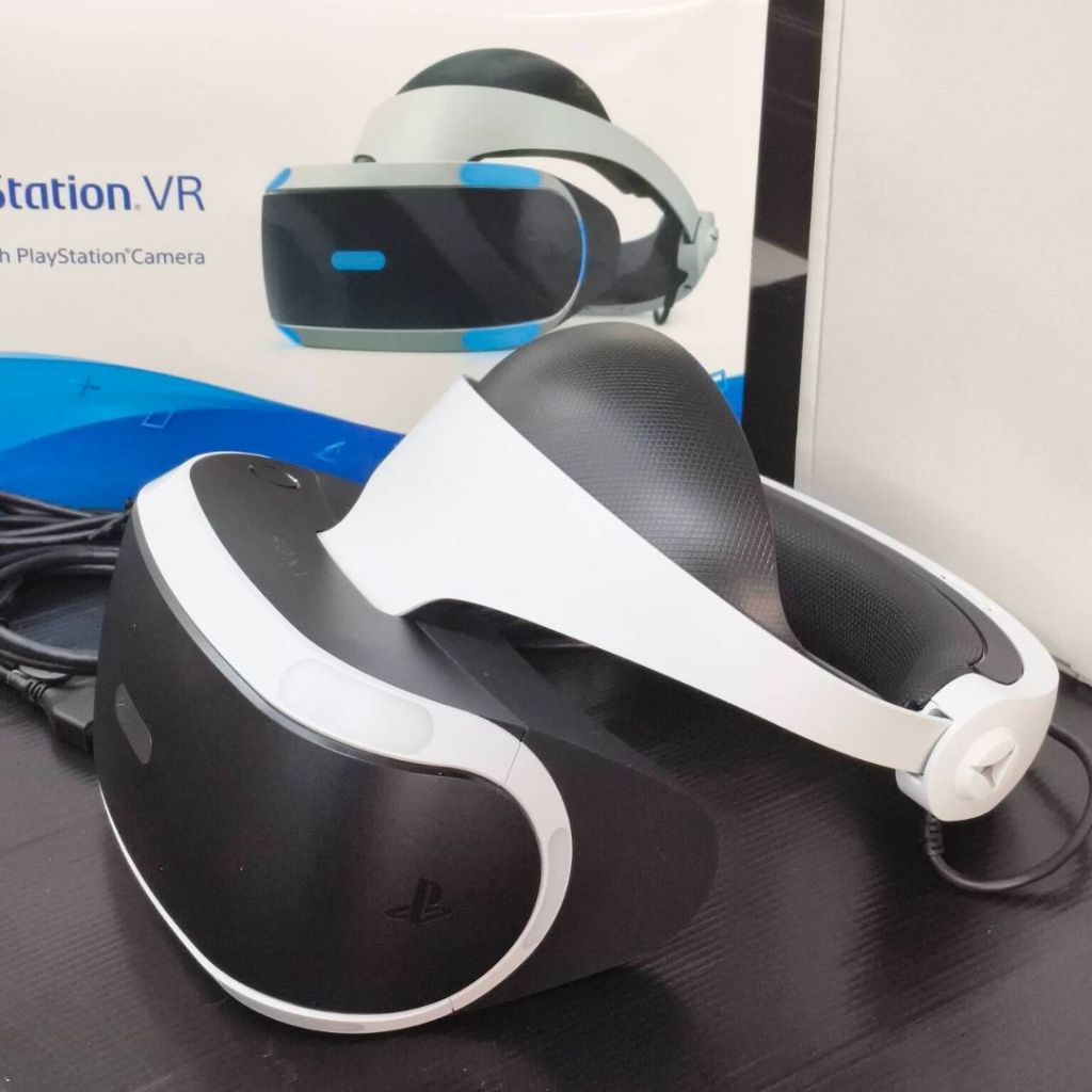 PlayStation VR PSVR Gen 1 แว่น VRสําหรับ PS4  จอ OLED 5.7" 120Hz 3D พร้อม PlayStation Camera