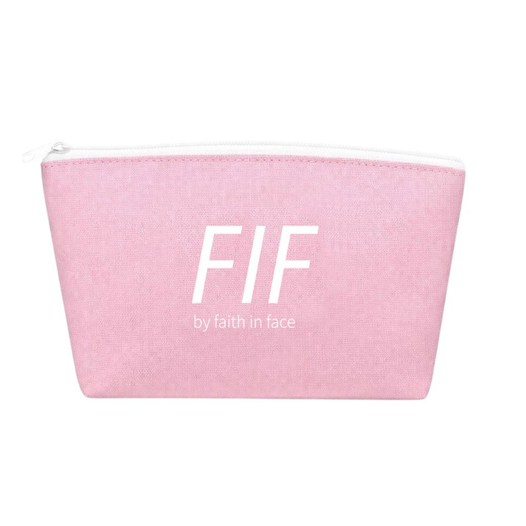 FaithinFace (ของแถม) กระเป๋าสีชมพู ลาย FIF
