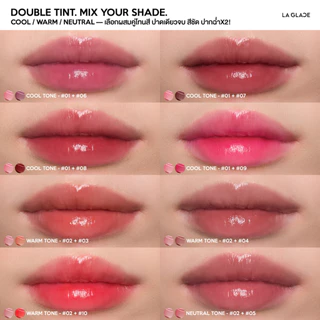 LA GLACE FLEXTOPIA GLASSY TINT|ลิปทินท์ลากลาส 10สี งัดปากฉ่ำวาวเล่นแสงทุกมิติ สีชัด ติดทน ชุ่มชื้นทันทีที่ทา ลิปทินท์