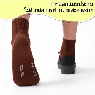 ถุงเท้านักเรียนสีน้ำตาล สีขาวเทา ข้อสั้น 12คู่ มีไซส์ครบ ทนทาน ระบายอากาศดี แบรนด์แท้ ส่งวันเดียวกัน