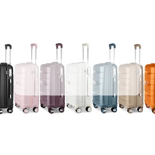 [รับประกัน5ปี] SeaChoice กระเป๋าเดินทางล้อลาก luggage suitcase กระเป๋าเดินทาง14/20/24 /28นิ้ว วัสดุPP ซิปYKK น้ำหนักเบา