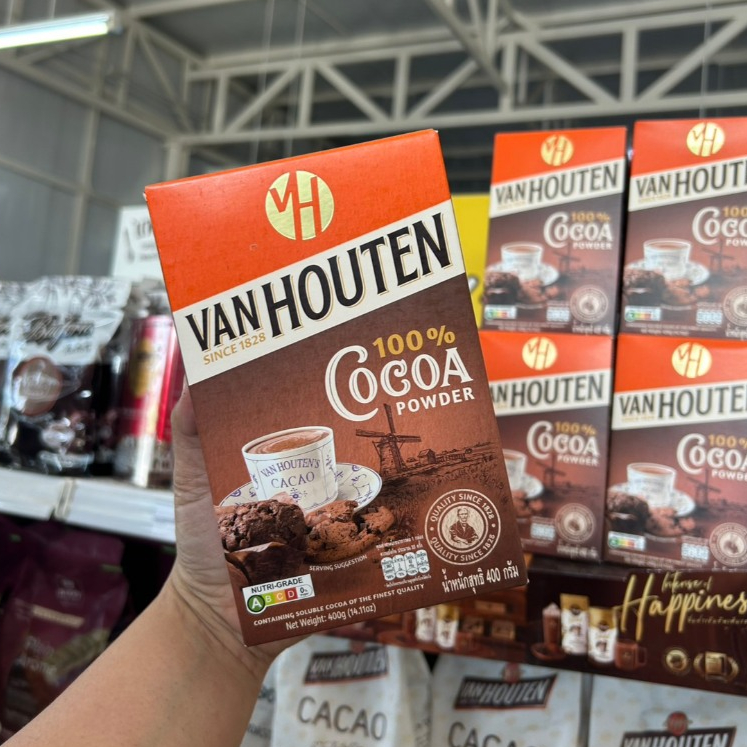 VH ผงโกโก้ 100% รุ่นกล่อง 400g