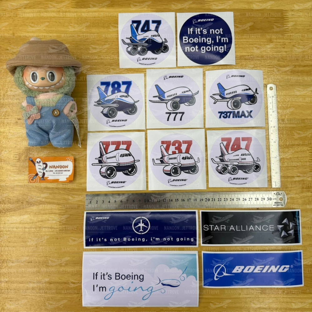 ✨ NEW Boeing Stickers | ส่งด่วนทันที Boeing Edition | Sticker Collection