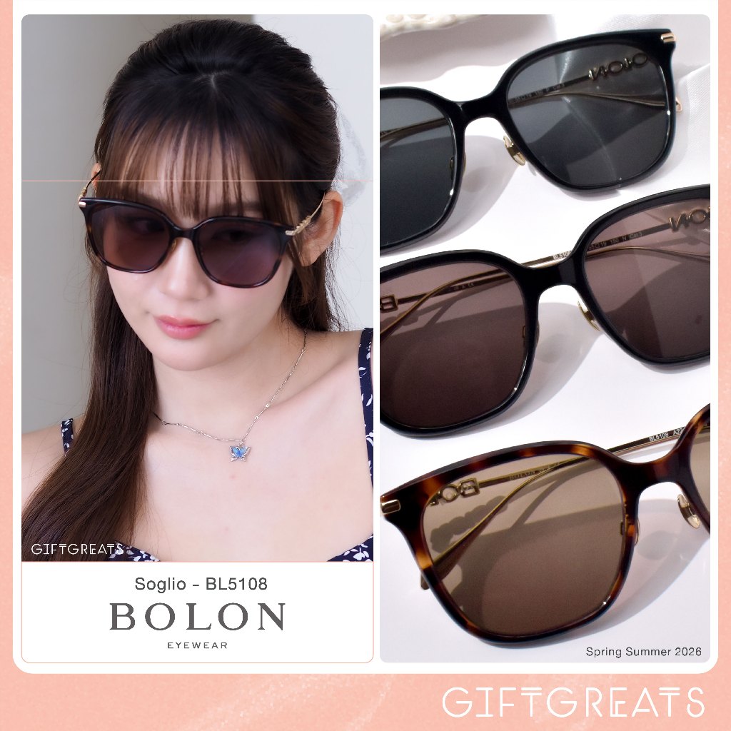 แว่นกันแดด BOLON Saglio BL5108 - SS26  Bolon Eyewear Sunglasses โบลอน กันแดด
