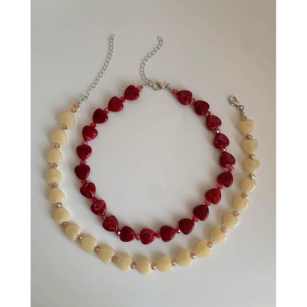 สร้อยหัวใจ HER OBJECTIVE_HER AMER ROUND NECKLACE